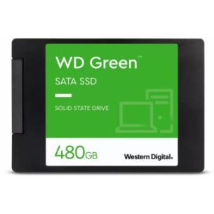 SSD | WESTERN DIGITAL | Roheline | 480GB | SATA 3.0 | SLC | Lugemiskiirus 545 MB/s | 2,5" | MTBF 1000000 tundi | WDS480G3G0A