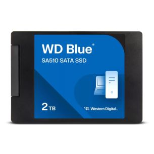 SSD | WESTERN DIGITAL | Blue SA510 | 2TB | SATA 3.0 | Kirjutamiskiirus 520 MBait/s | Lugemiskiirus 560 MBait/s | 2,5" | TBW 500 TB | MTBF 1750000 tundi | WDS200T3B0A