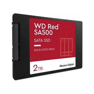 SSD | WESTERN DIGITAL | Red SA500 | 2TB | SATA 3.0 | Kirjutamiskiirus 520 MBait/s | Lugemiskiirus 560 MBait/s | 2,5" | TBW 500 TB | MTBF 1750000 tundi | WDS200T2R0A