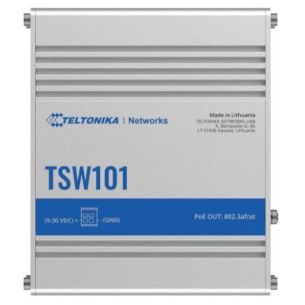 Switch | TELTONIKA | TSW101 | 5xRJ45 | PoE ports 4 | 60 Watts | TSW101