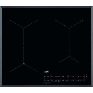 Pliidiplaat AEG, 4 x induktsioon, 60 cm, Hob2Hood, faasitud, must