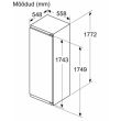 Külmik Bosch integreeritav 178 cm 246/34 l 35 dB elektrooniline juhtimine_03 - KIL82VFE0 - 4242005382767