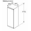 Jahekapp Bosch integreeritav 177.2 cm 310 l 35 dB elektrooniline juhtimine_03 - KIR81NSE0 - 4242005348565