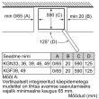 Külmik Bosch 176 cm 192/87 l 42 dB elektrooniline juhtimine No-Frost rv teras_04 - KGN33NLEB - 4242005196494