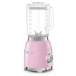 Blender Smeg 50`ndate stiil 800W roosa_04 - BLF03PKEU - 8017709332549