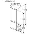 Külmik Bosch integreeritav 1772 cm 200/70 l 35 dB LowFrost elektrooniline juhtimine valge_05 - KIV87NSE0 - 4242005431830